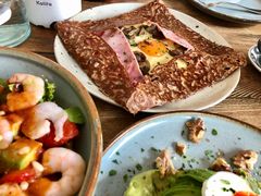 鸡蛋蘑菇熏肉荞麦可丽饼-RAC BAR(安福路店)