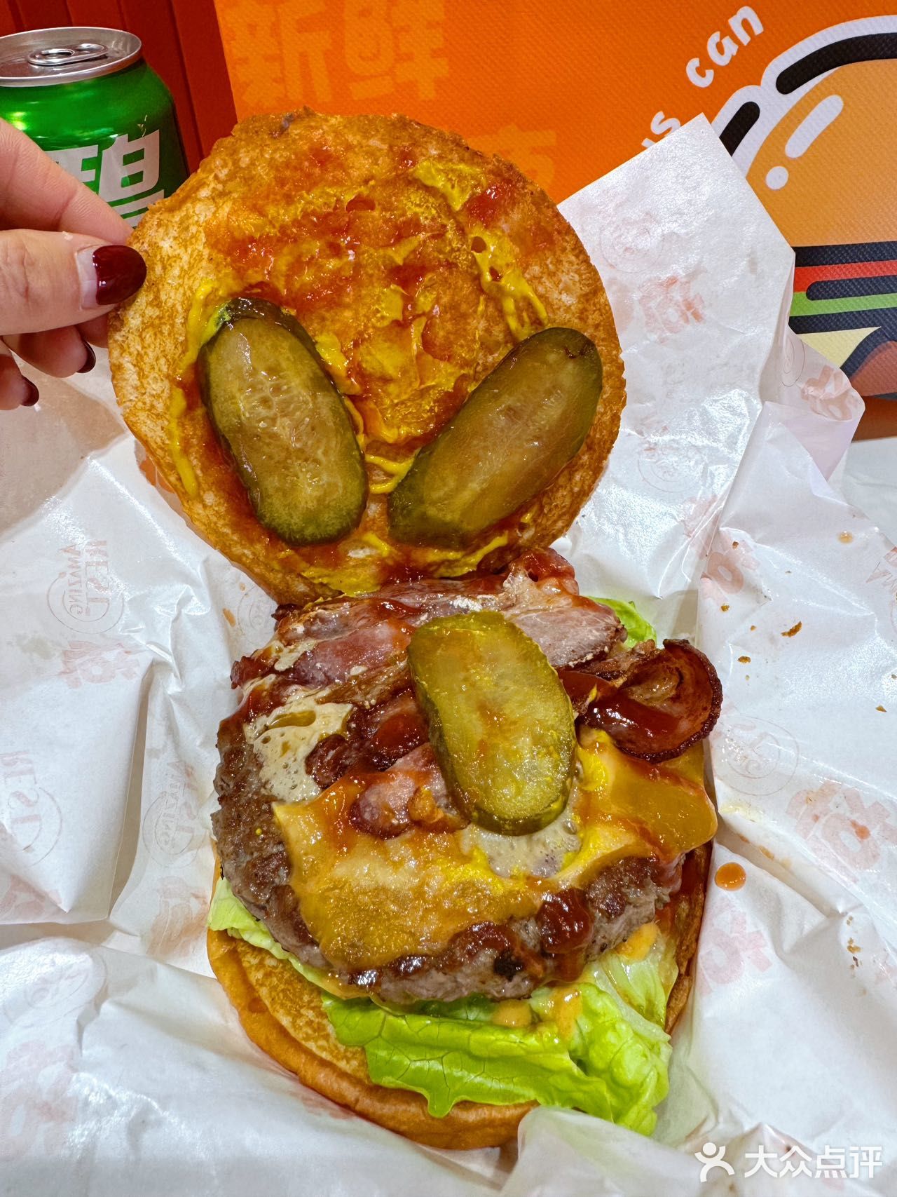 星海广场的牛肉汉堡🍔 嘎嘎香