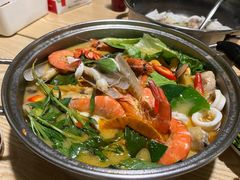 冬阴功海鲜火锅-派派茶客(金杏花园店)