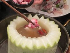 -得意咚瓜·顺德鱼生·冬瓜盅火锅