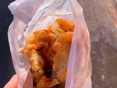 -小红车炸蛋葱油饼