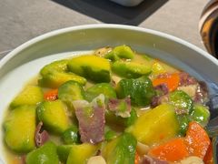 姜柄瓜-花菇朵·云山雀 ll 野生菌锅·野果酸汤·精品滇菜(万柳店)