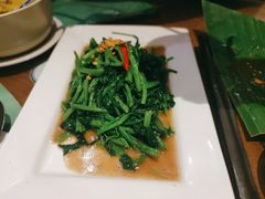 秘制虾酱炒空心菜-帕蓝·暹罗料理(曲阳店)