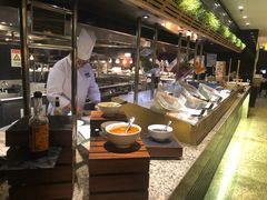 自助取餐区-上海锦江汤臣洲际大酒店壹阶层