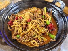 干锅牛肉丝-张关合渣(航空大道店)