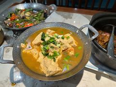 豆腐配虾-小乡小镇·传承桐庐土菜·老板亲自烧的菜