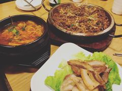 烤五花肉-同堂韩国料理炭火烤肉(彩虹广场店)