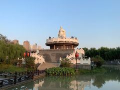 雕像-河下古镇-梁红玉祠