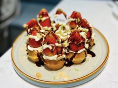 草莓忌廉华夫饼-BE BRIGHT KITCHEN(正佳广场店)