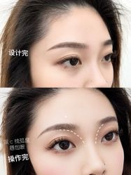 -西施无菌半永久纹绣眉眼影唇轻增发纹发际线