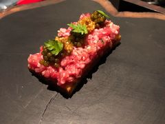 和牛肉塔塔-wann lounge 低温慢煮牛排·清吧