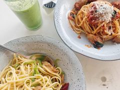 意式西班牙香肠宽面-Cafe Mersey默西咖啡(西交店)