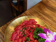 -明洞阿姨·韩式酱蟹烤肉·创意料理(三元桥店)