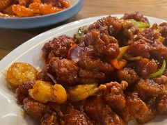 椒香虾仁爆鸡球-陈傻子餐厅(世纪都会店)