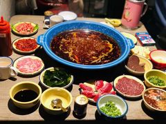 重庆原始红油现炒锅底-王歘歘·chuǎ火锅(五道营店)