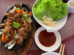 烤鸭肉-松涛园朝鲜·海鲜·料理店(鸭绿江断桥店)