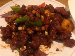 椒香虾仁爆鸡球-陈傻子餐厅(世纪都会店)