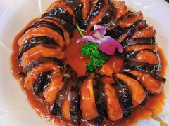 鲜虾酿茄子-大眼锅贴水饺(河东店)
