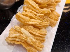炸腐竹-潮汕美牛肉丸火锅店(天宁寺店)