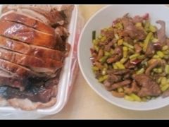 烤鸭+炒鸭杂-余杨鸭鸭餐厅
