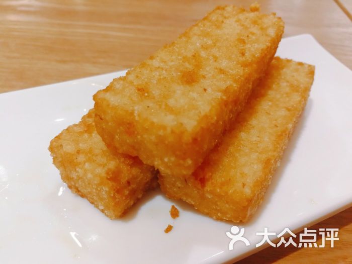 黄金蟹粉粢饭糕