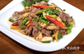 Fresh Stir-Fried Ecological Lamb