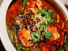 水煮肉片-绿茶餐厅(松江万达店)