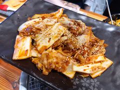 泡菜炒五花肉-万兴佳烤肉·长白山老味道(宏泰广场店)