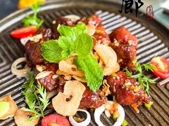 青芥香蒜牛柳粒-唐廊烤鸭店(工体店)