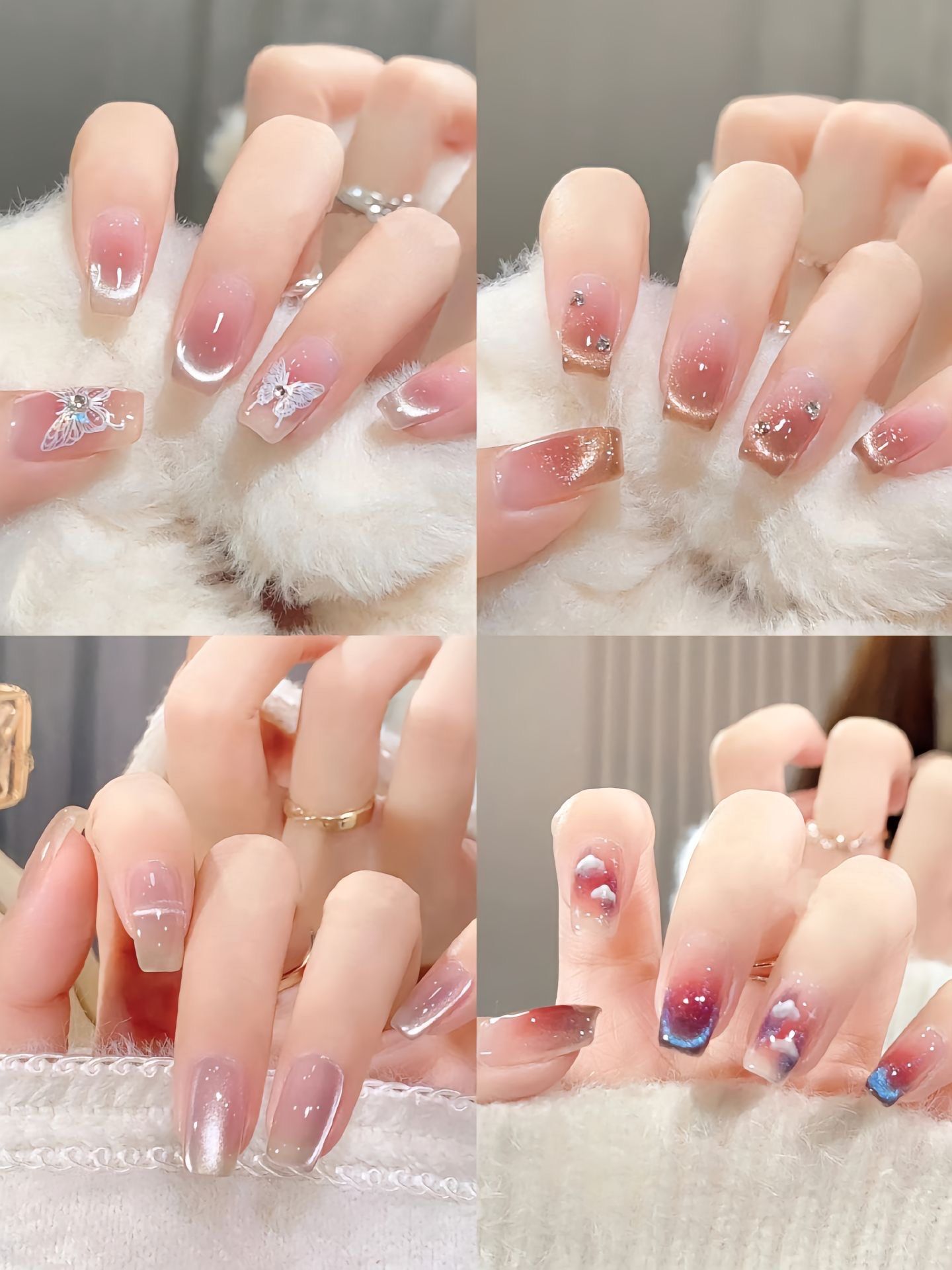 秋冬灵动显白猫眼美甲.灵动的猫眼美甲,给秋冬增添一丝灵动可爱