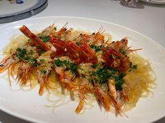 蒜蓉粉丝蒸红虾-醉辉皇上海之巅(上海中心大厦店)