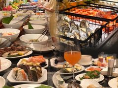 自助取餐区-云端西餐厅(南宁龙光那莲豪华精选酒店)