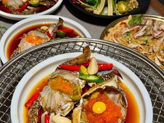 -草家酱蟹炭火烤肉店(珲春南路一店)