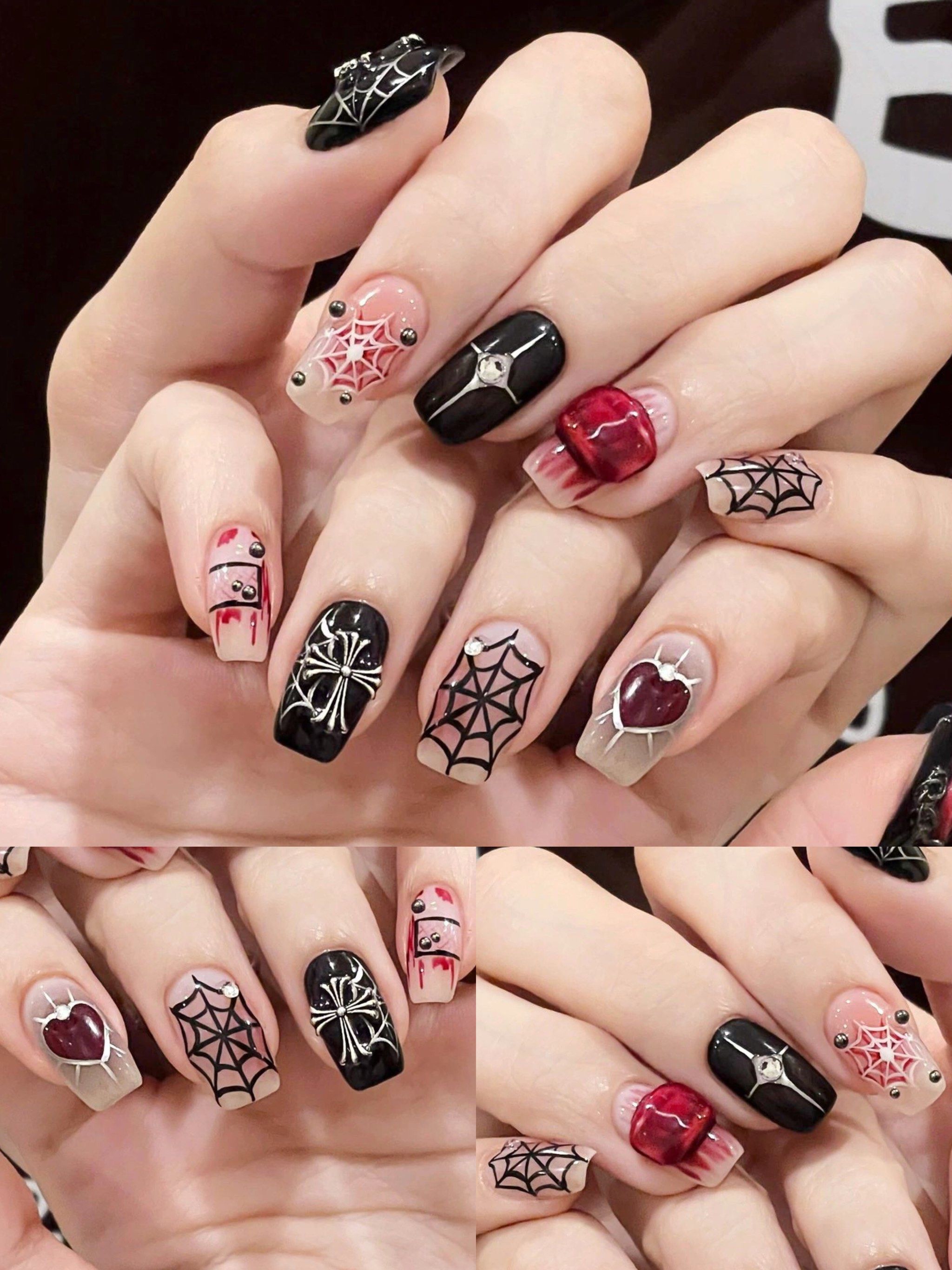 秋季新款显白显嫩气质高雅美甲121