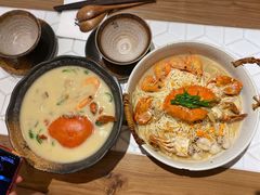 膏蟹汤面-十面欢腾·海鲜面·台式Bistro(长乐路店)