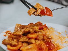 番茄猪扒饭-好好滋味茶餐厅
