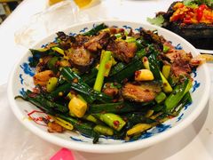 大蒜炒腊肉-老长沙龙虾馆(梅林店)