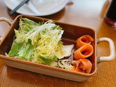 烟熏三文鱼沙拉-风与炭BBQ户外火锅烧烤(成都群光君悦酒店)