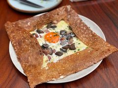 鸡蛋蘑菇熏肉荞麦可丽饼-RAC BAR(安福路店)