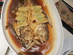 深海黄鱼年糕-径山十八道·风味民间菜(杭州总店)