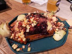 松木板烤三文鱼-Goose Island Brewhouse鹅岛精酿啤酒酿造工坊餐厅