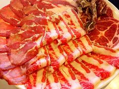 猪肉+牛肉拼盘-郑阿姨的家·이모네·韩料&烤肉(武川路店)