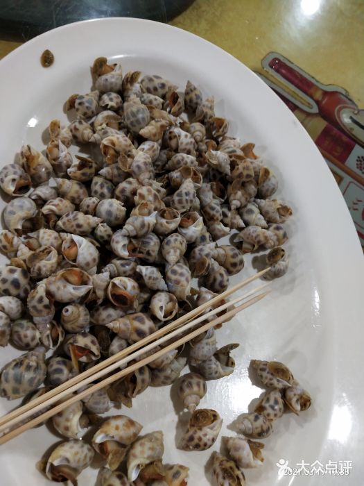 霞涌市场海鲜摆卖区图片