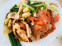 薑蔥炒花蟹-老三鱼仔店