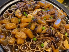 灰蘑莜面窝窝-锦绣金山人家(友谊店)
