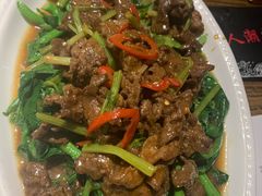 芥兰炒牛肉-潮中人·潮州菜(益乐路店)