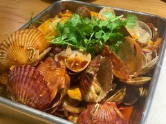 辣炒杂贝加土豆条-一顿烧烤(八经街店)