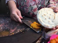 -清真马乐贝腊牛肉蛋黄菜夹馍(马蓉洒金桥店)