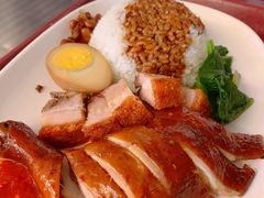 油鸡烧肉双拼-了凡油鸡饭·面(台北101店)