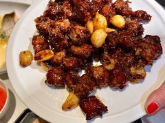 黑蒜子牛肉粒-桂园餐厅(五大道店)